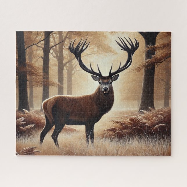 Autumn Deer Puzzle (Horizontal)