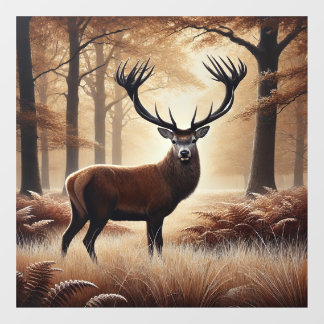 Autumn Deer Window Cling