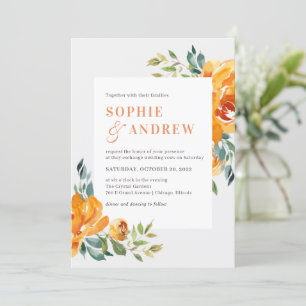 Autumn Delight Fall Wedding Invitations AUD