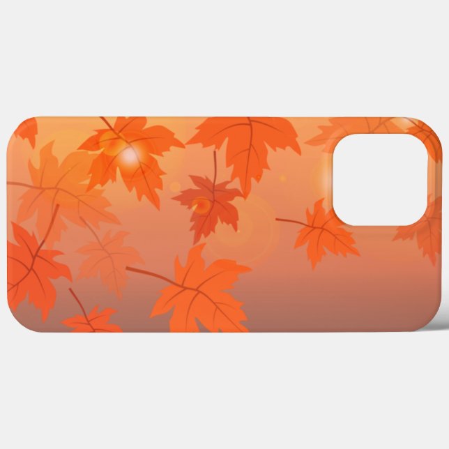 Autumn design with maple leaves and bokeh effect   Case-Mate iPhone case (Back (Horizontal))
