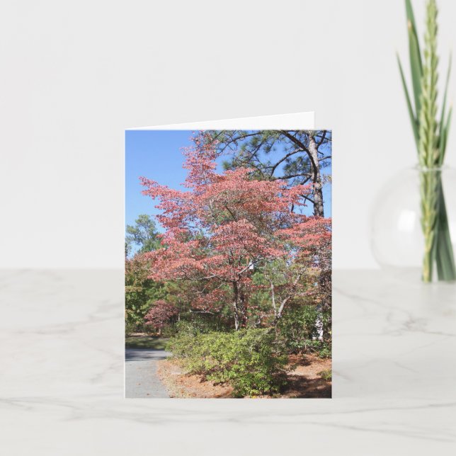 AUTUMN DOGWOOD CARD (Front)