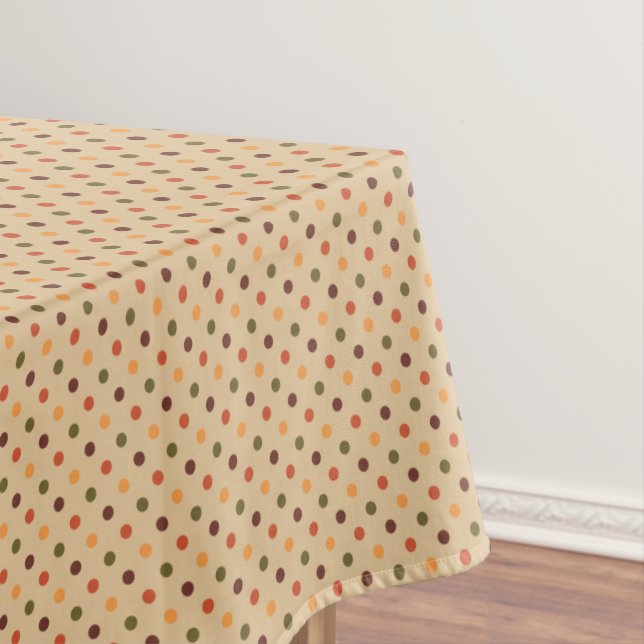 Autumn Dots Tablecloth (In Situ)