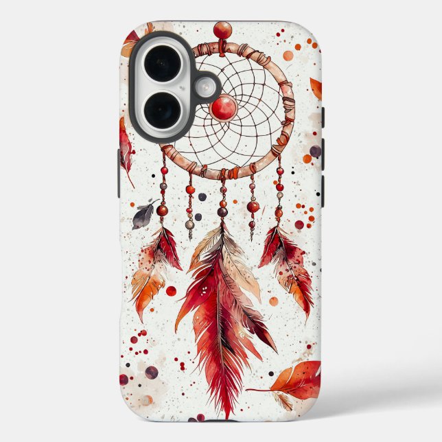 Autumn Dreamcatcher Boho Phone Case (Back)