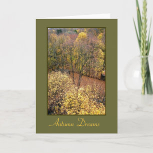 'Autumn Dreams' Blank Greeting Card