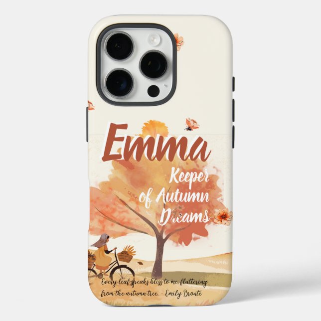 Autumn Dreams Girls – Personalised Art Poster Case-Mate iPhone Case (Back)