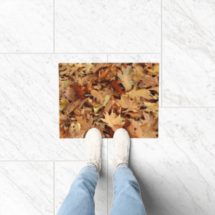 autumn, dry leaves doormat
