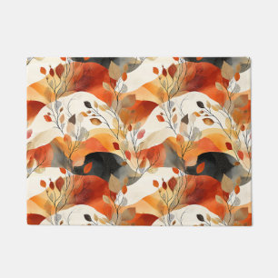 Autumn Elegance Seamless Pattern Doormat