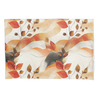 Autumn Elegance Seamless Pattern Pillowcase