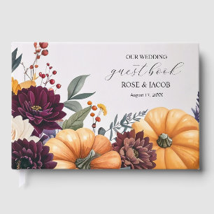 Autumn Elegance Wedding Guest Book