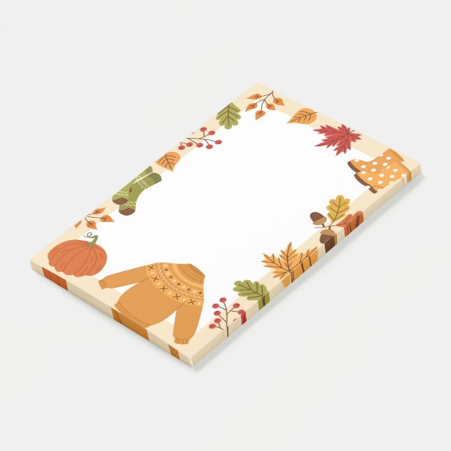 Autumn Elements  Post-it Notes (Angled)