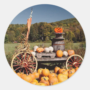 Autumn envelope seals