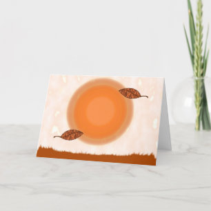 Autumn Equinox Blessing Holiday Card