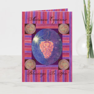 Autumn Equinox Blessings Card