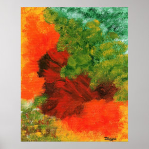 Autumn Equinox Large Abstract Art Print Painting