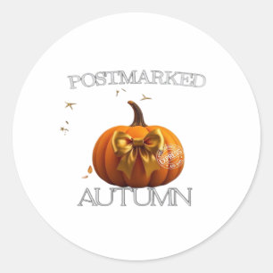 Autumn Essential T-Shirt Classic Round Sticker