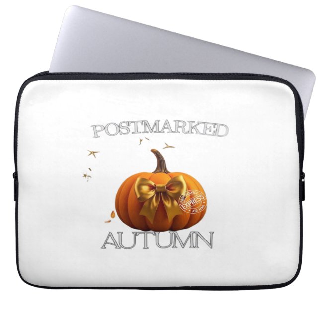 Autumn Essential T-Shirt Laptop Sleeve (Front)