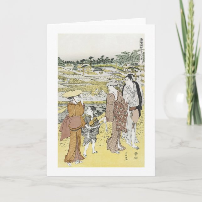 Autumn Excursion, Shuncho, 1770 Card (Front)