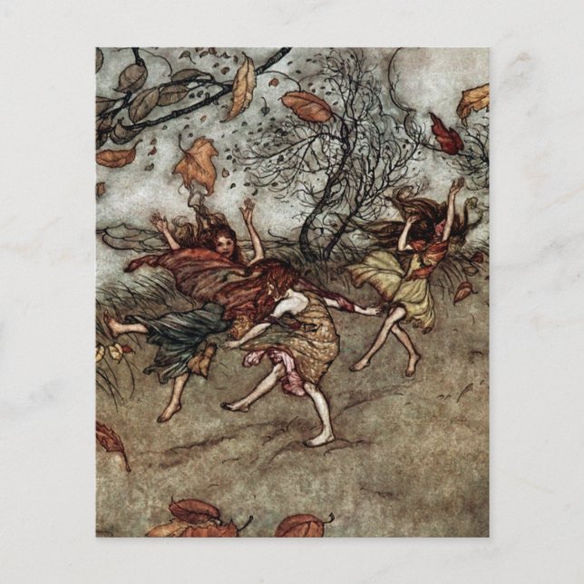 “Autumn Fairies” by Arthur Rackham (Front)