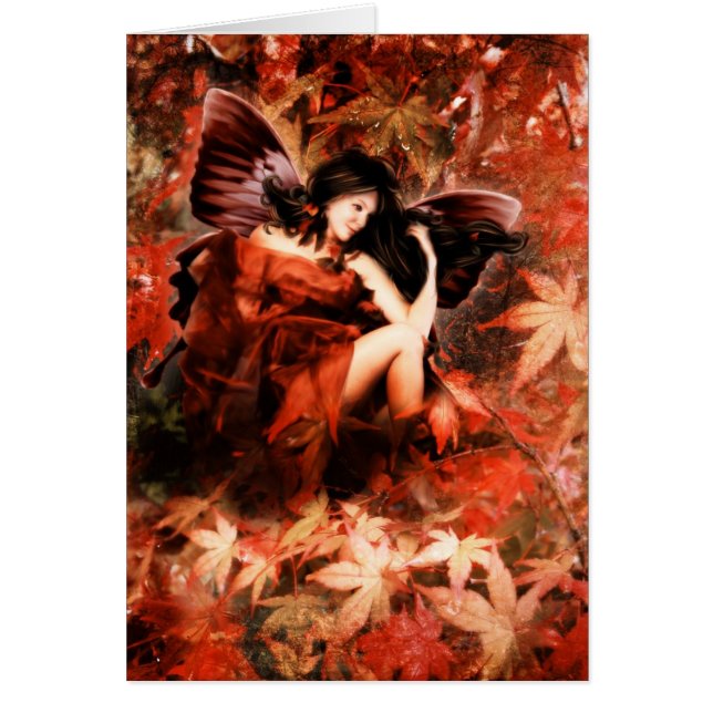 Autumn Fairy Card (Front)