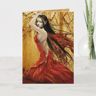 Autumn Fairy Card