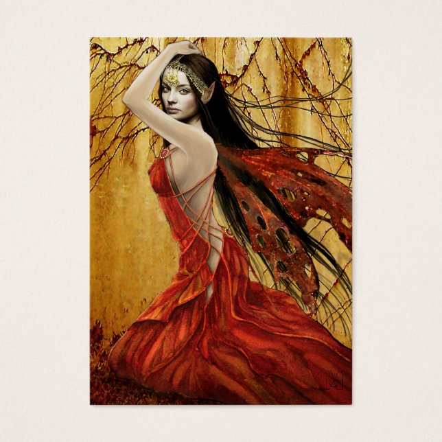 Autumn Fairy Gift Tag (Front)