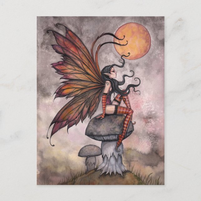 Autumn Fairy Postcard by Molly Harrison (Front)