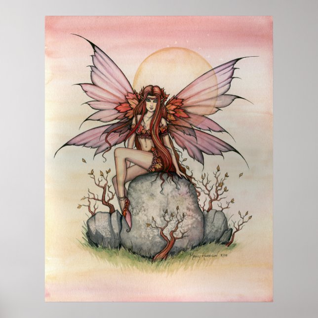 Autumn Fairy Poster by Molly Harrison (Front)