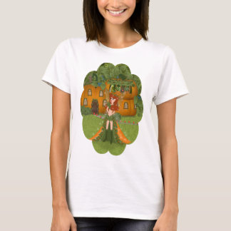 Autumn Fairy Pumpkin Cottage T-Shirt