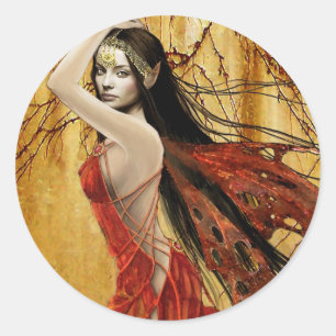 Autumn Fairy Sticker