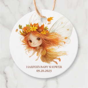 Autumn Fairy Woodland Favour Tags