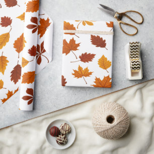Autumn Fairytale Dreamy Fall Forest and Soft  Wrapping Paper