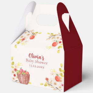 Autumn Fall Apple Gardening Baby Shower Favour Box