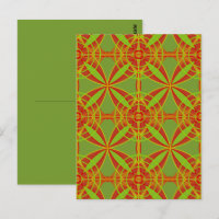 Autumn Fall Colours Abstract Geometric Design