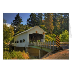 Autumn Fall Covered Bridge