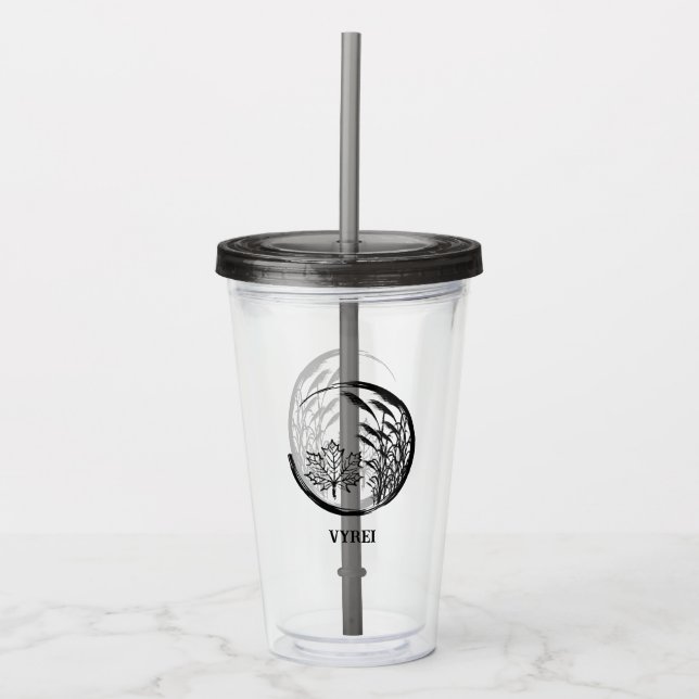 Autumn / Fall Crest Acrylic Tumbler (Front)