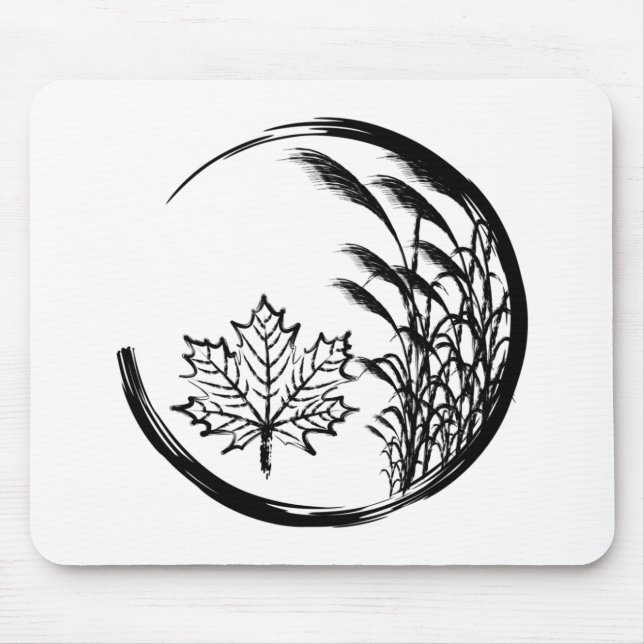 Autumn / Fall Crest Mouse Mat (Front)