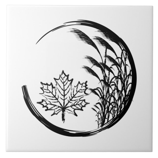 Autumn / Fall Crest Tile (Front)