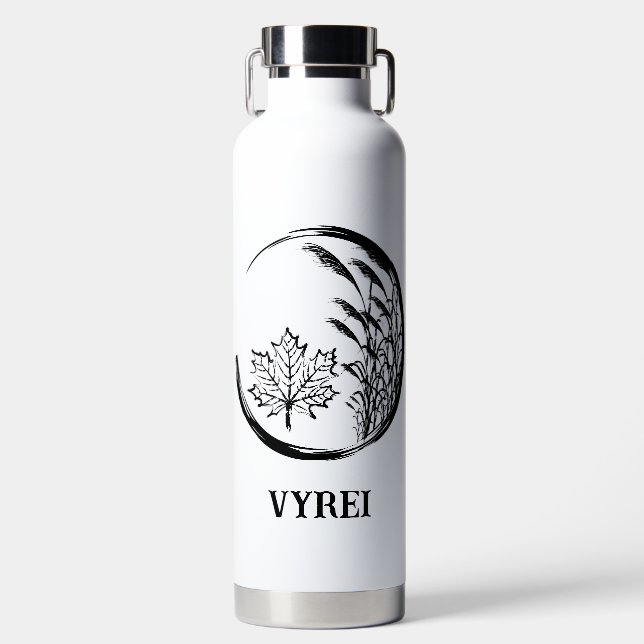 Autumn / Fall Crest Water Bottle (Front)