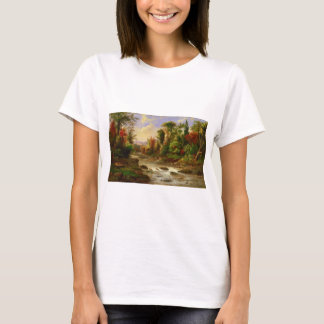 Autumn Fall Forest River Robert Duncanson Destiny T-Shirt