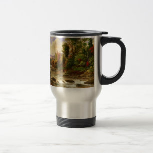 Autumn Fall Forest River Robert Duncanson Destiny Travel Mug