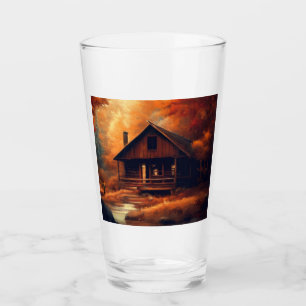 Autumn/Fall/Halloween/rustic painting Glass