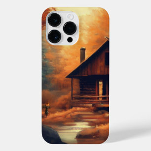 Autumn/Fall/Halloween/rustic painting iPhone 14 Pro Max Case