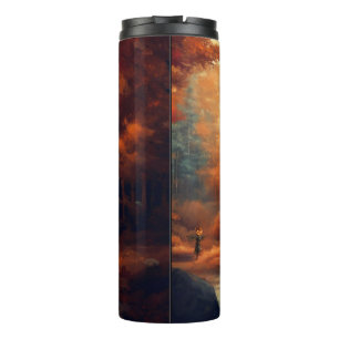 Autumn/Fall/Halloween/rustic painting Thermal Tumbler