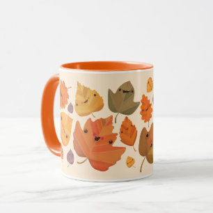 Autumn Fall Halloween Thanksgiving Cute Mug