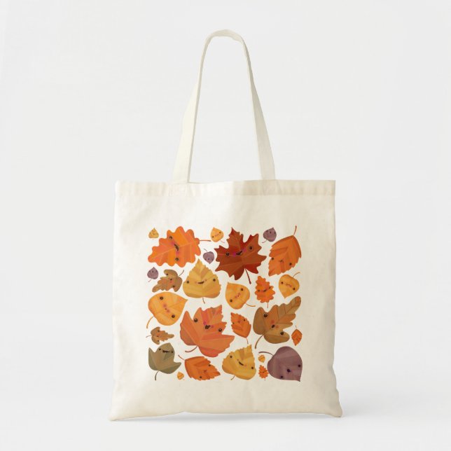 Autumn Fall Halloween Thanksgiving Cute Tote Bag (Front)