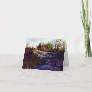 "Autumn" Fall Landscape Art Card