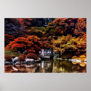 Autumn Fall Landscape Nature Colors Poster