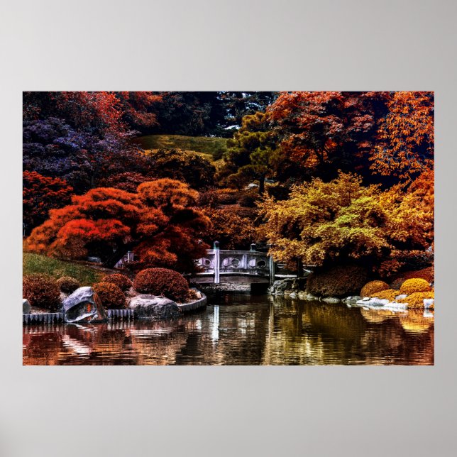 Autumn Fall Landscape Nature Colors Poster (Front)