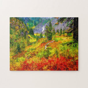 Autumn Fall Landscape Scenery Nature Jigsaw Puzzle