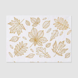 Autumn Fall Leaf Print Tissue Paper